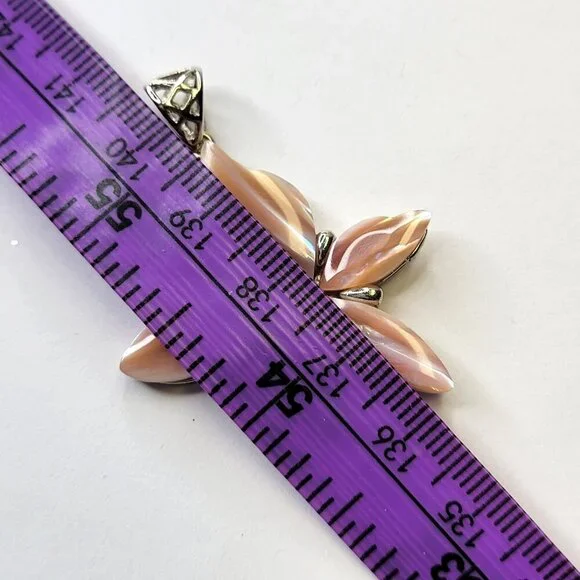 Rose Quartz Pendant with Rhinestone - Picture 6 of 8